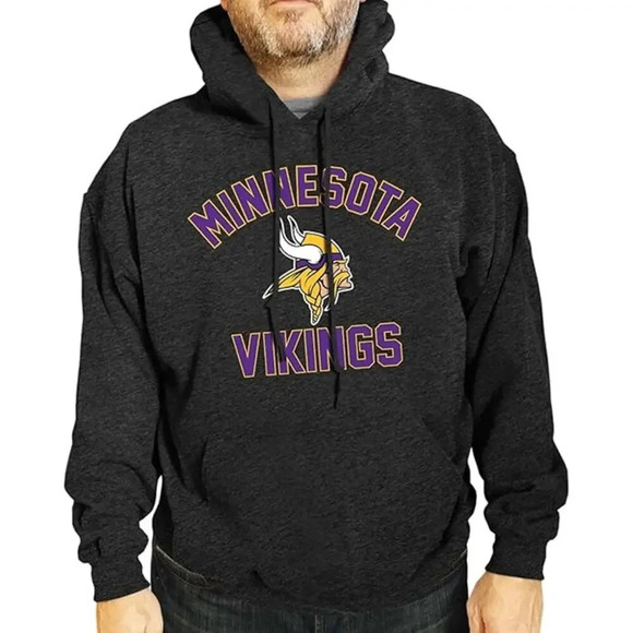 NEW Campus Colors Minnesota Vikings Gameday Hoodie Sweatshirt Mens Large - Picture 2 of 4